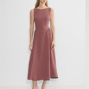 Aritzia Wilfred Dusty Rose Midi Dress